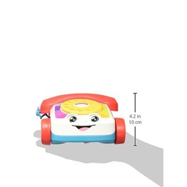 Fisher-Price Teléfono Parlanchín Juguete para Bebés con Disco Giratorio y Sonido para 1 Año en Adelante