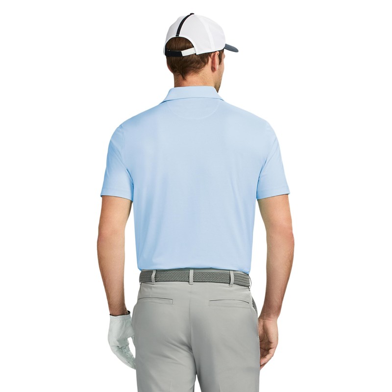 IZOD Men's Swingflex Performance Mesh Polo, Placid Blue