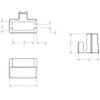 Hanging File Rail Clip (10 Pack) - File Folder Rail