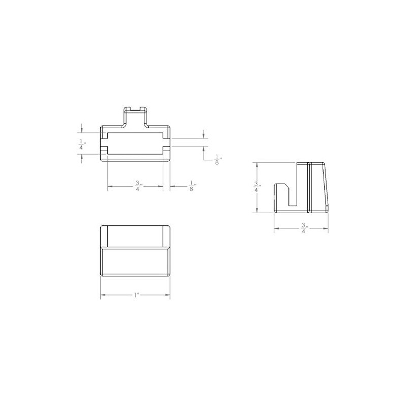 Hanging File Rail Clip (10 Pack) - File Folder Rail