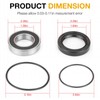 Rear Axle Brake Drum Wheel Seal Bearing for Honda Rancher