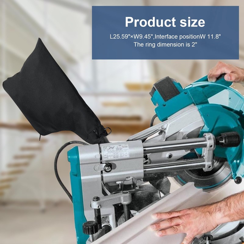 Miter Saw Dust Bag for 255, Universal 2 Pack Dust