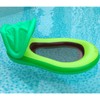 Inflatable Pool Lounger PVC Avocado Modeling with Sunshade Net Pool