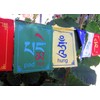 Mini Prayer Flag, Printed with Mantra 'Om Mani Padme Hung',