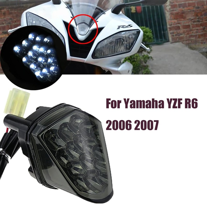 Front Center Marker LED Pilot Light Headlight Fog Lamp Head