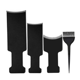 Healvian 4pcs Hair Coloring Professional Hairdressing Tools for Salon Use for Creating Highlights and Suitable for Hair Types