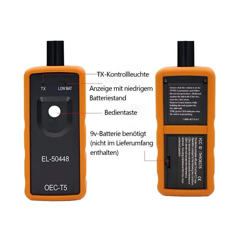 GERUI Training System EL 50448 Tyre Pressure Monitor, TPMS Relain