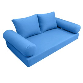 Unbranded |SLIPCOVER ONLY|S1 Daybed Mattress Bolster Pillow Covers Knife Edge TwinXL AD102