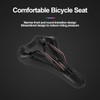 Bike Seat Thicken High Elastic Sponge Comfortable Waterproof Black Bicycle