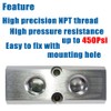 Qolekog Quality 2 Way 4 Port Air Manifold 1/2" NPT