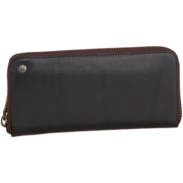 L.E.D.BITES COWH' Three-Way Long Wallet, navy