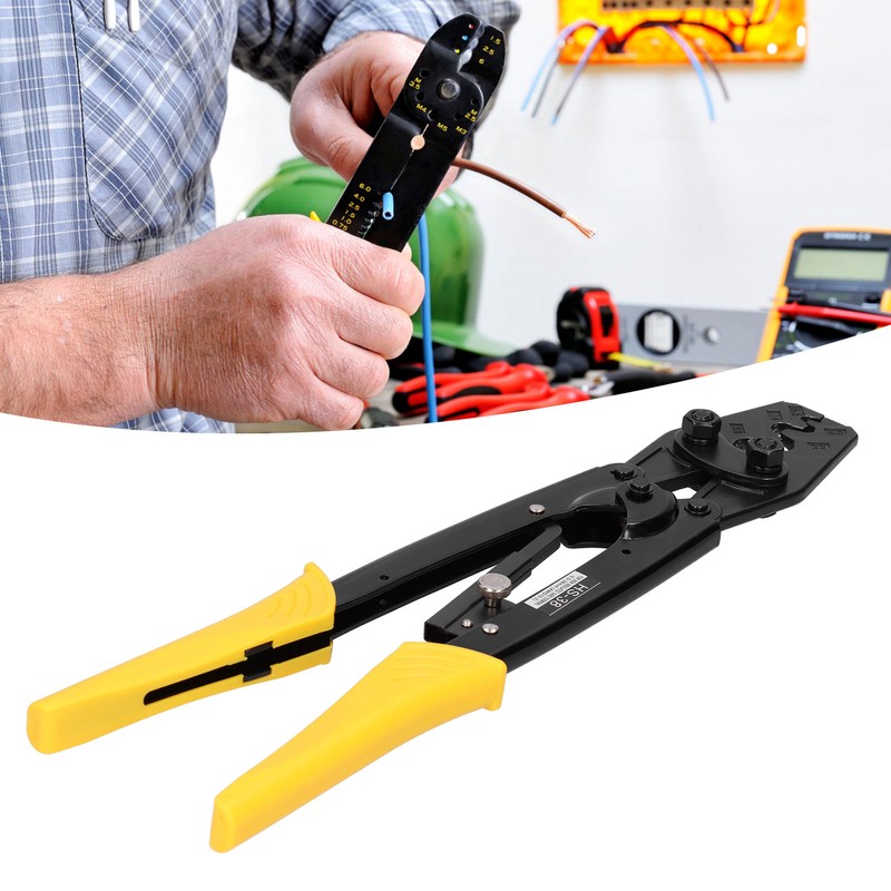 Ratchet Terminal Crimper Wire Crimping Pliers Manual Tools 5.538mm 102AWG