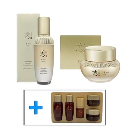 Sooryehan Ginseng Essence 50ml + Ginseng Cream 60ml 2 types of individual items + 5 types of fermented gift / 수려한 진생 에센스50ml+진생 크림60ml 단품 2종+발효 5종 기프트