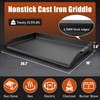 Cast Iron Griddle for Stove Top Griddle for Gas Grill