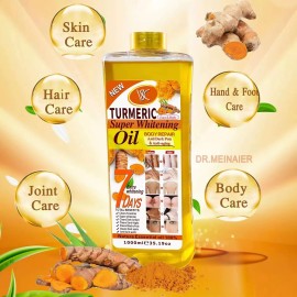 Turmeric Super Whitening Oil Dark spots Body Corrector 1000ml USA Holiday Sale