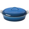 Le Creuset Stoneware Heritage Covered Oval Casserole, 4 qt. (14"),