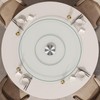 22.8" Lazy Susan for Table Top Tempered Glass Rotating Serving
