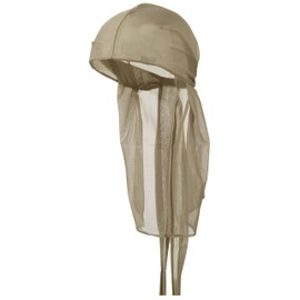 TAN Durag Do Rag Stocking Cap Short Hair Waves Sleeping Nylon Wrap Ties