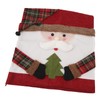 Xmas Dinner Chair Back Covers Easy To Install Soft Anti