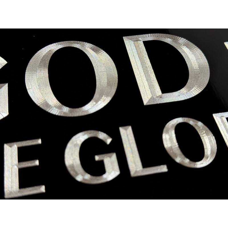 Diamond Etched Products To God be the Glory Christian Car