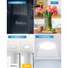Sunco 12 Pack 4 Inch LED Recessed Lights, Slim Canless