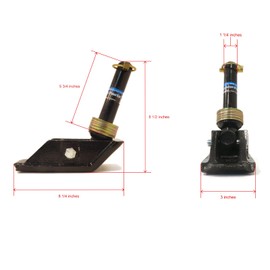 The ROP Shop Buyers Products (2) Plow Shoes & Blade Guides for Boss Power V/XT/DXT, Super EXT