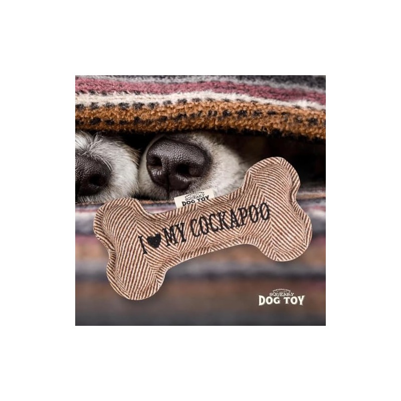 History & Heraldry Squeaky Dog Toy (I my Cockapoo)