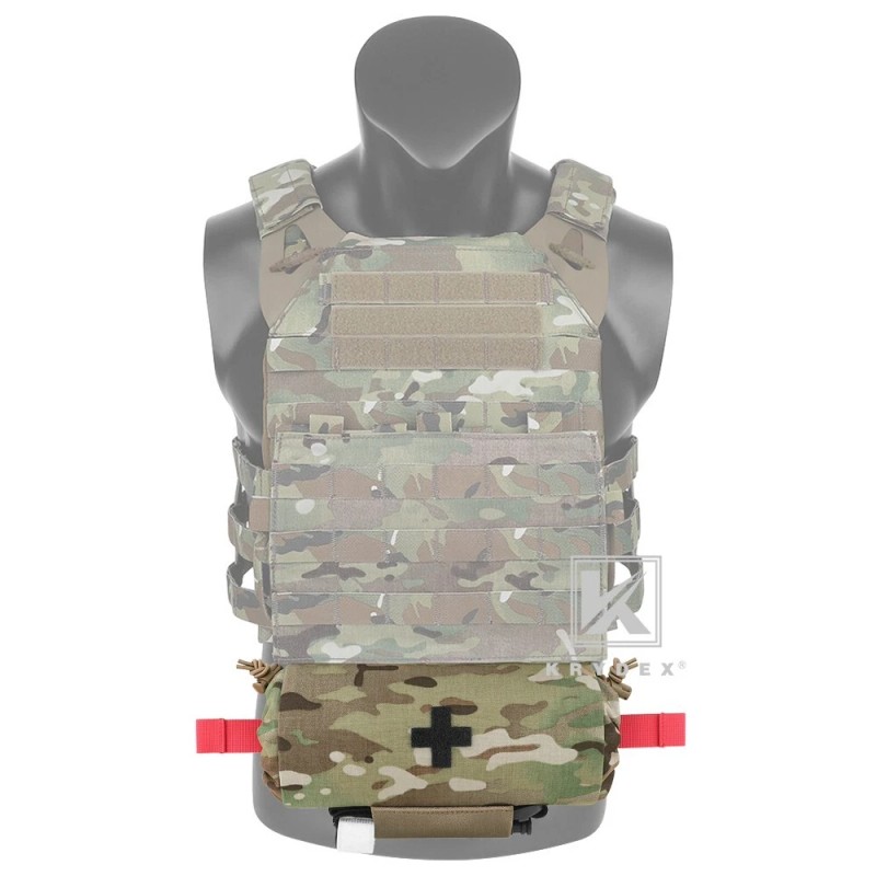 KRYDEX Tactical Roll Up IFAK Drop Pouch Medical EMT First