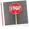 GARVALON Reflective Stop Sign Traffic Warning Sign for Road Traffic