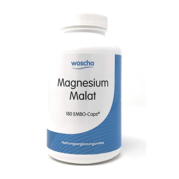 woscha Magnesium Malate 180 Embo-CAPS® (Vegan) (201 g)