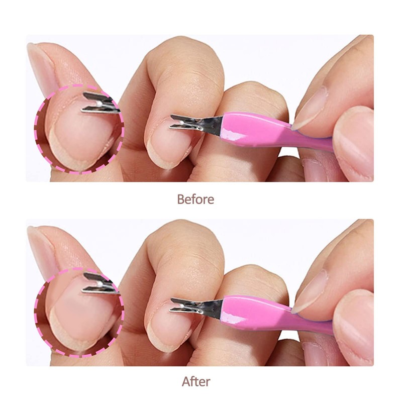 Cuticle knife Trimmer, 24 Pack Cuticle ForkTrimmer Nail Cuticle Remover