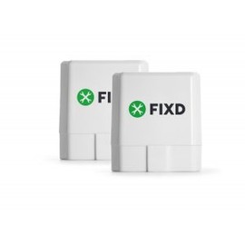 FIXD FIXD Bluetooth OBD2 Scanner for Car - Car Code Readers & Scan Tools for iPhone & Android - Wireless OBD2 Auto Diagnostic Tool to Check Engine & Fix All Cars & Vehicles ‘96 or Newer (2 Pack)