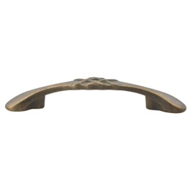GlideRite Hardware 83063-AB-10 3 inch Cc Braided Antique Brass Cabinet Pulls 10 Pack