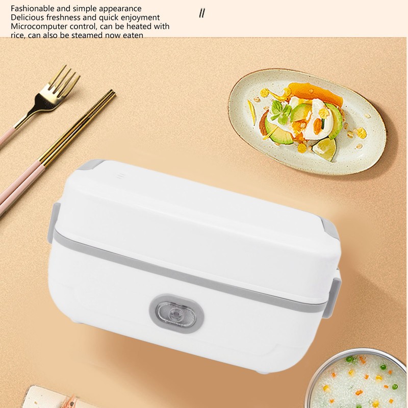 Self Cooking Lunch Box Leakage Proof 2 Stainless Steel Inner