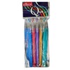 ELKOS BLUE Gel Pens, 0.7mm Fine Point, Pack of 5,