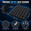 Travel Hand Press Inflatable Airplane Seat Cushion for Long Flights