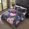 Bebejan Elegant Blossoms 5 Piece Comforter Set, 100% Cotton Sateen,