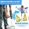 Youtex Paint Mixer for Drill, Upgraded 4-Blade 2.76" Helix Mixing