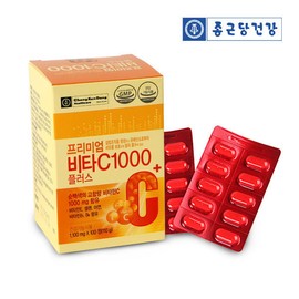 Chong Kun Dang Health Premium Vita C1000 Plus high content 1100mg Hanru 1 tablet 100 tablets / 프리미엄비타C1000플러스 고함량1100mg 한루1알100정