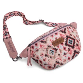 Montana West Wrangler Western Fanny Packs for Women Aztec Crossbody Bags Southwestern Print Bum Chest Belt Sling Bag