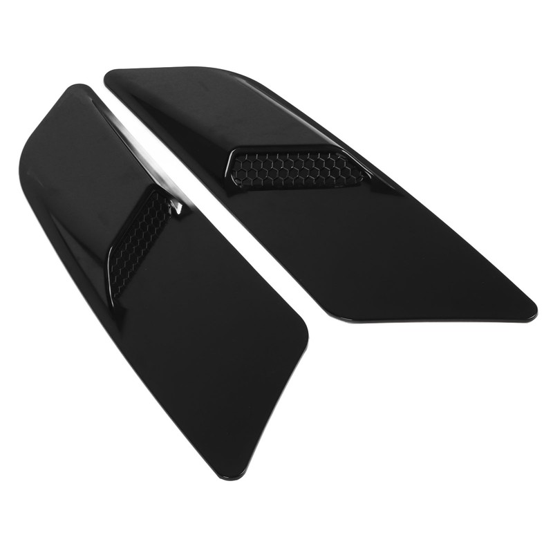 2 Pcs Engine Bonnet Air Vent Cover Front Bonnet Decoration