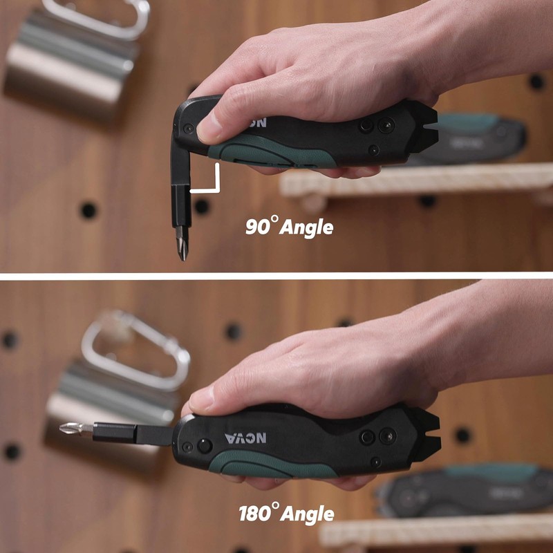 Nova Muti-tool Folding Utility Knife with 5 Extra Utility Blades,