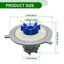 Upgraded 524922P Motor Rotor Assembly Fit for Fisher & Paykel Dishwasher Parts Dishwasher Pump Motor Replacement Part OEM Appliance Parts Fit for DD24 DS24 DD60 DS60 9 and 10