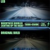 Bricologht 9006 9005 LED Headlight KIT Combo Bulbs High Low