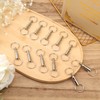 11pcs Quick Release Keychain, Detachable Dual Pull Apart Key Chain