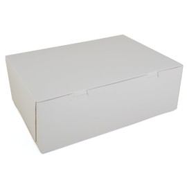 Southern Champion Tray 1005 Premium Clay Coated Kraft Paperboard White Non-Window Sheet Cake and Utility Box, 14-1/2" Length x 10-1/2" Width x 5" Height (Case of 100)