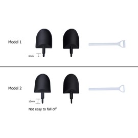 OaaXbbECco Novelty Mini Shovel Shape Spoons Cute Disposable Plastic Dessert Spoons (50 black+white model 2)
