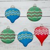 Cookie Cutters 4 PCS, Christmas Ornaments Cookie Cutters, 4'' to