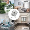 Ldzzuo 4pcs Detachable Door Hinges Stainless Steel Right Left Handed