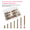 cSeao 100pcs M6 Baby Bed Crib Screws Hardware Replacement Parts